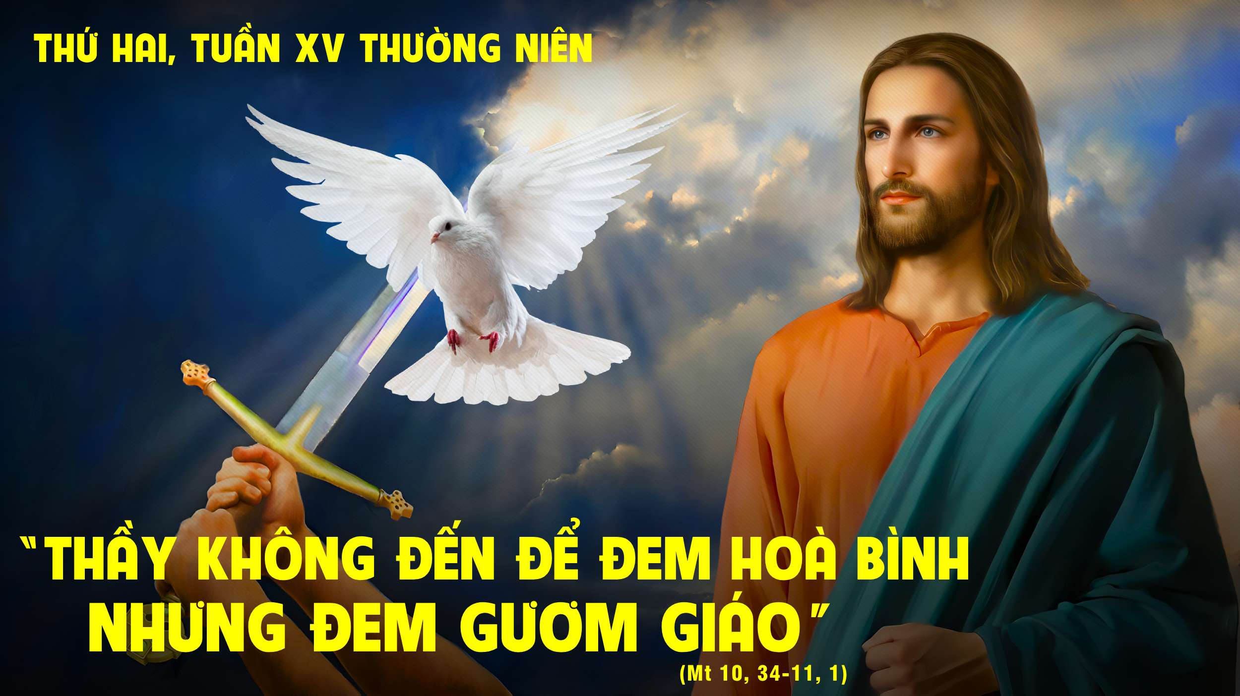 Suy Niệm Lời Chúa | Thứ Hai Tuần XV Mùa Thường Niên | Mt 10:34-11:1 | Phút  Cầu Nguyện