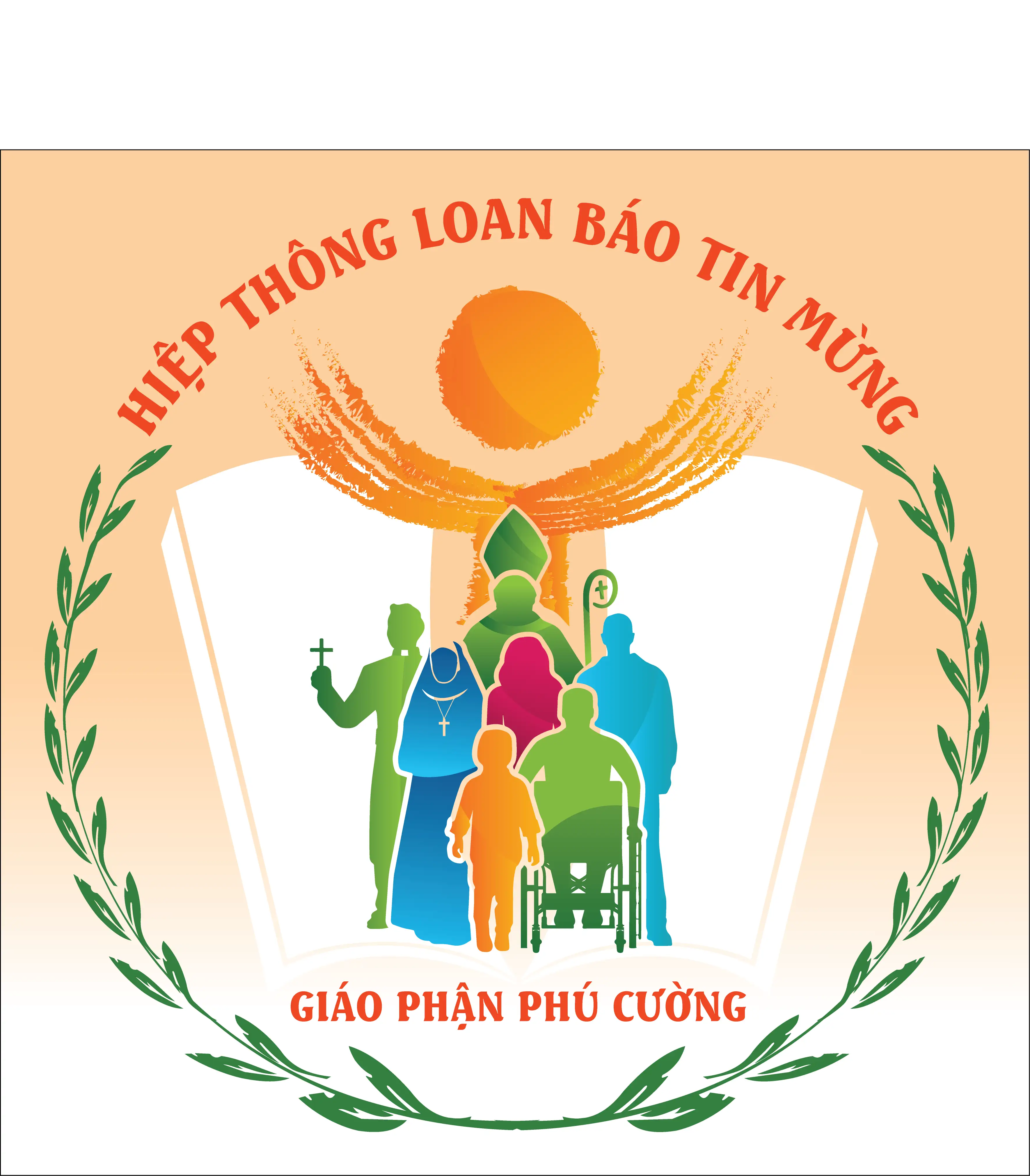 Logo Mục Vụ "Hiệp Thông Loan Báo Tin Mừng"