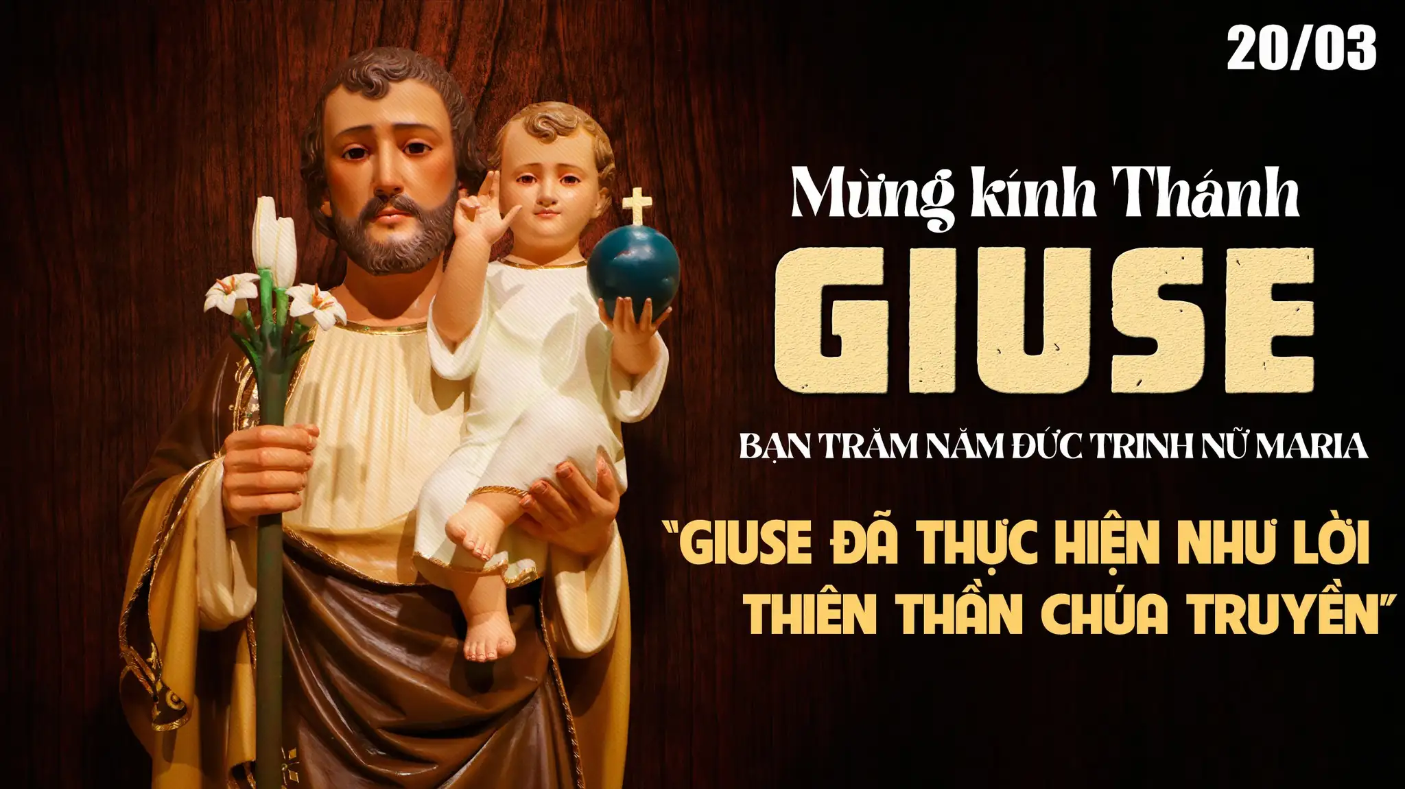 Thánh Giuse: Người Cha của Đức Giêsu | Thánh Giuse | hiệp thông Loan bao Tin mừng